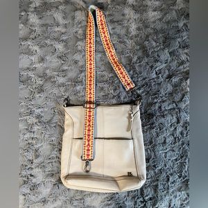 The Sak “Lucia” White Leather Crossbody
